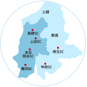 対応エリアマップ