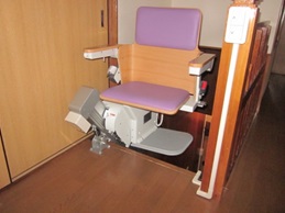 いす式階段昇降機　タスカルアルーラ設置後3