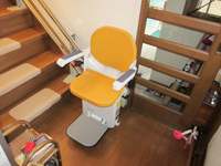 いす式階段昇降機　タスカルアルーラ設置後3